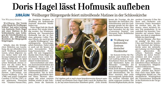 Doris Hagel lässt Hofmusik aufleben